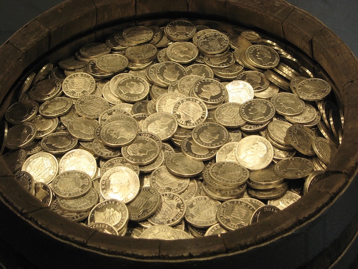 (Coins barrel)